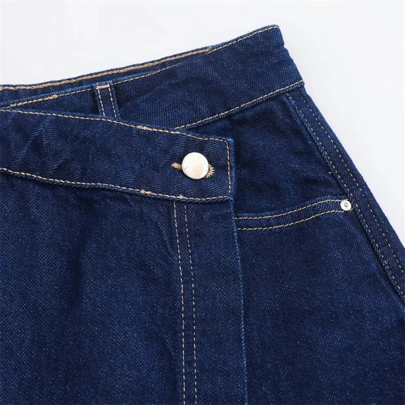 Denim Crop and Skort set