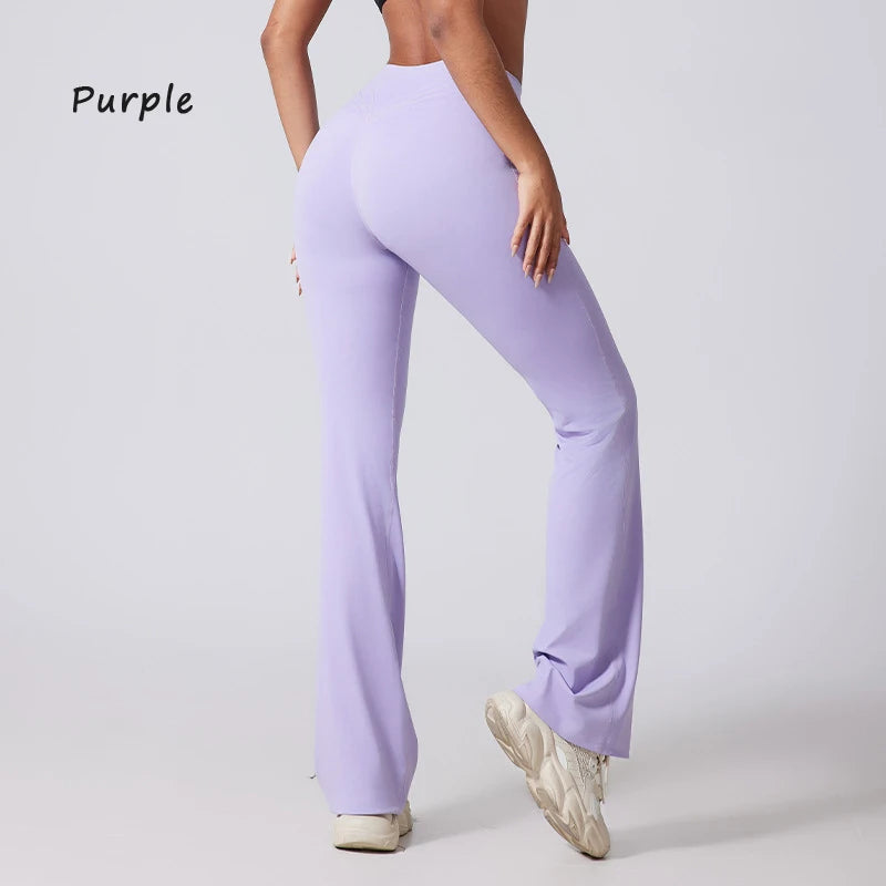 Hip Lifting Flared Leggings
