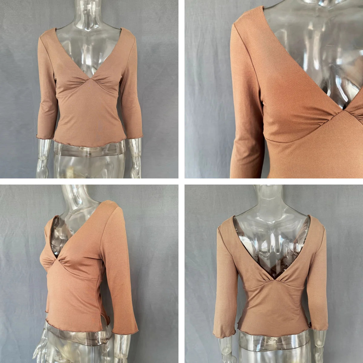 Deep V Quater Sleeve