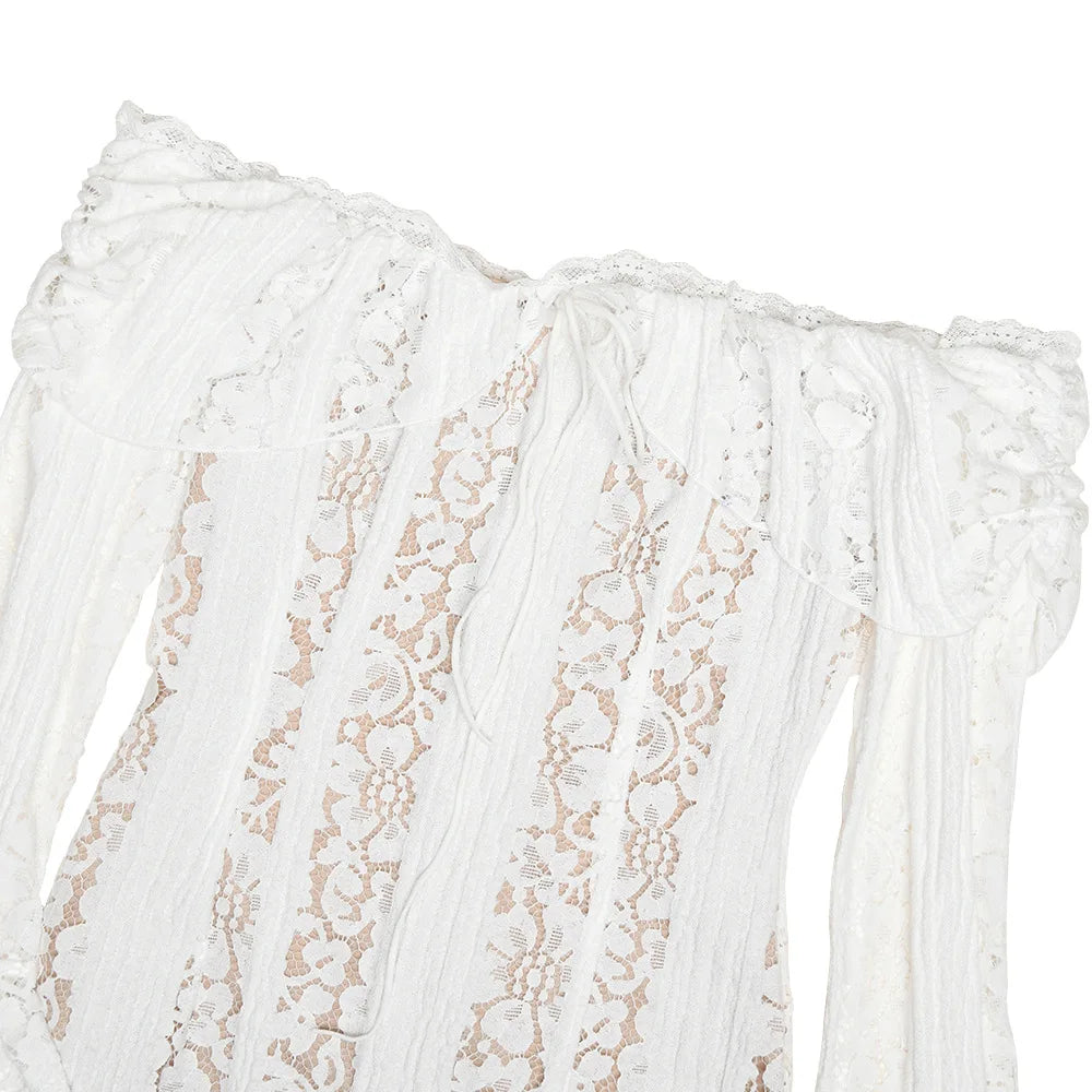 Lace Long Sleeve Maxi Dress or Mini