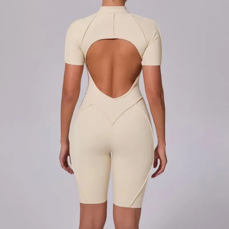 Backless Contrast Jumpsuit Long or Short options