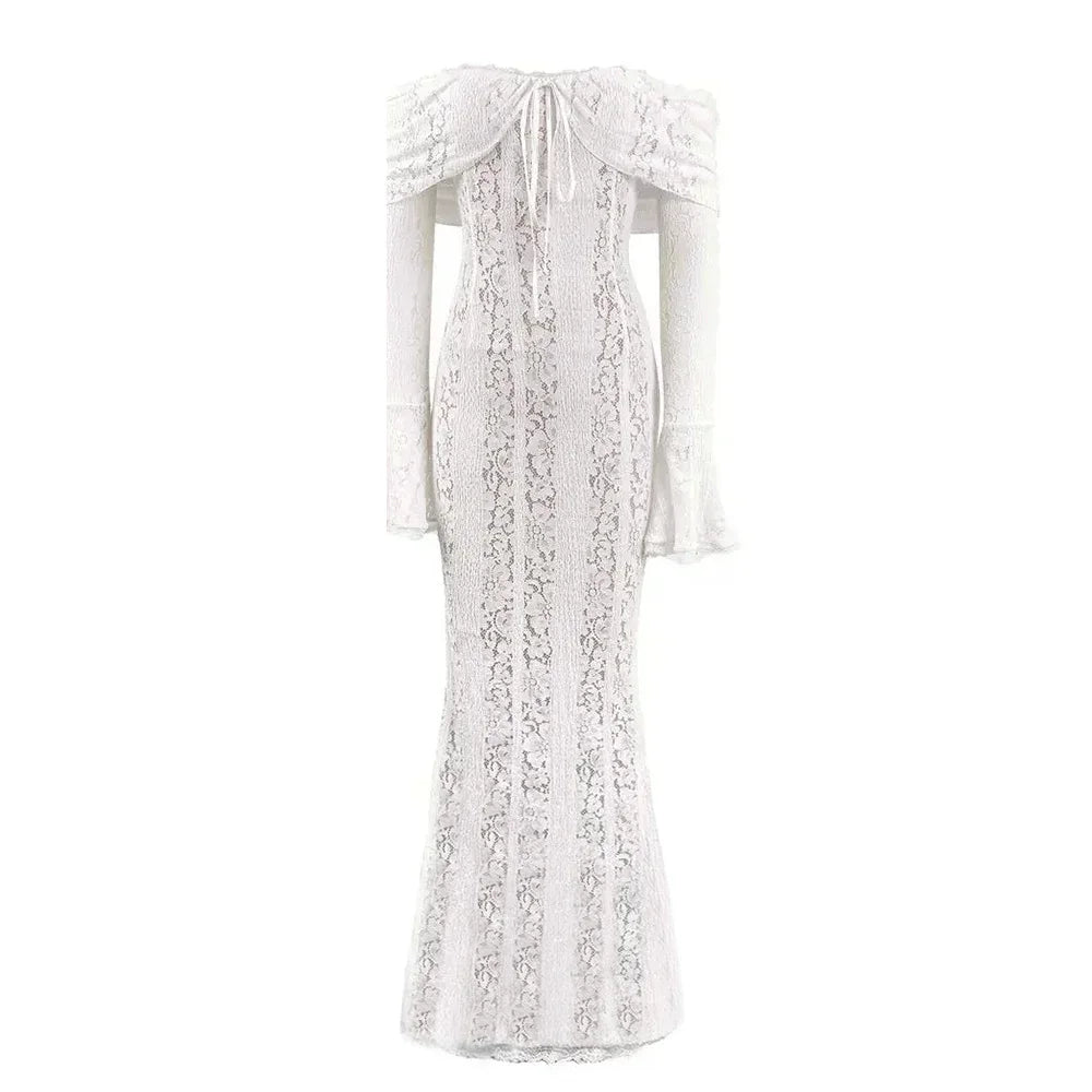 Lace Long Sleeve Maxi Dress or Mini
