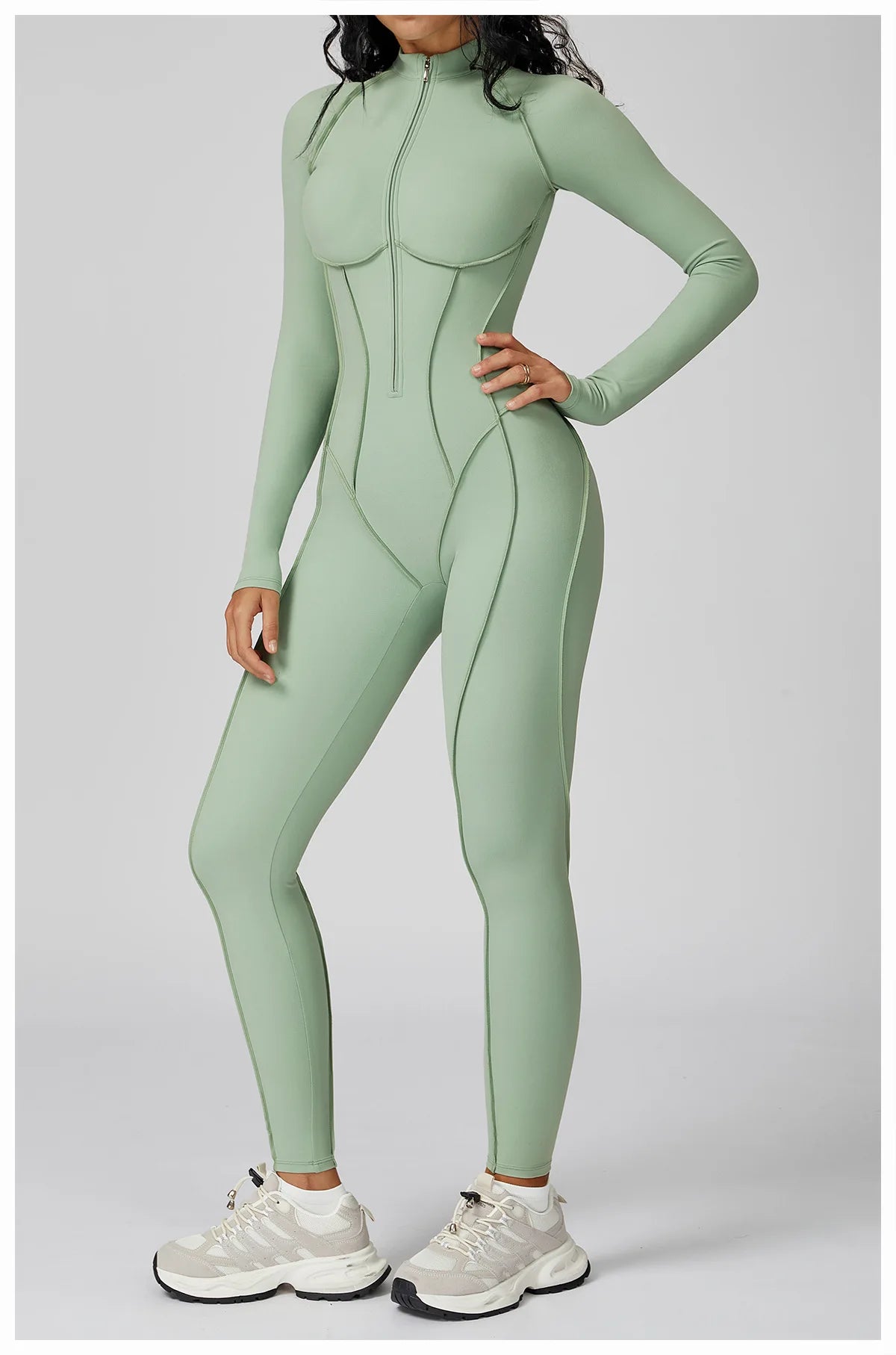 Contrast Long Sleeve Bodysuit