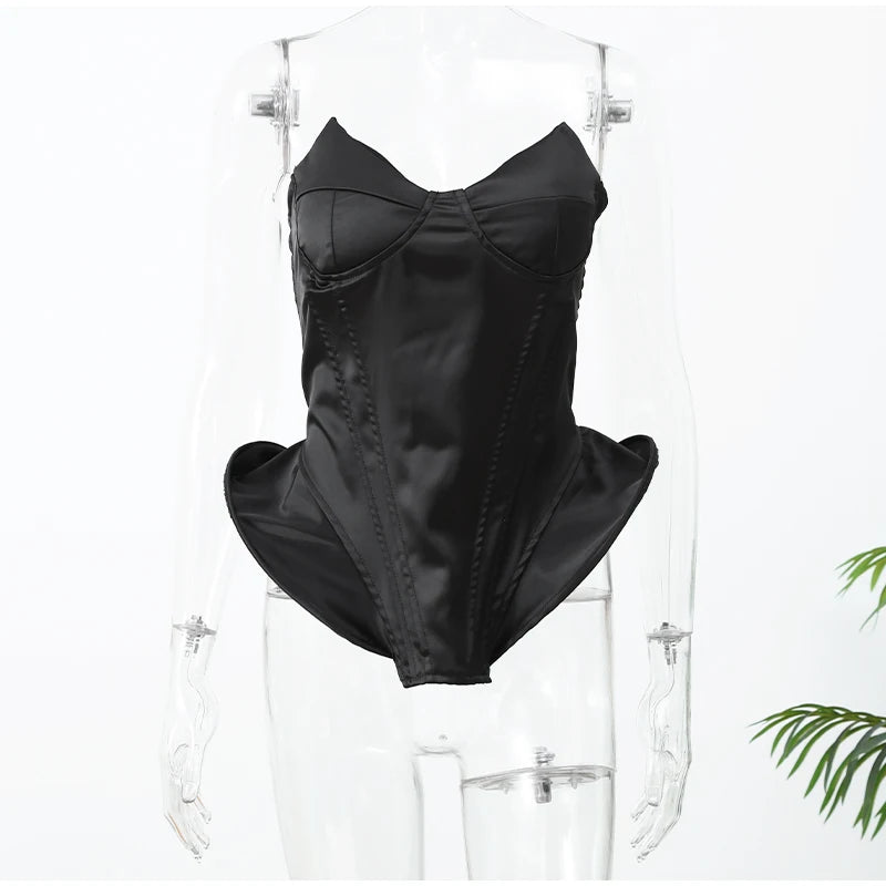 Silk Corset Top