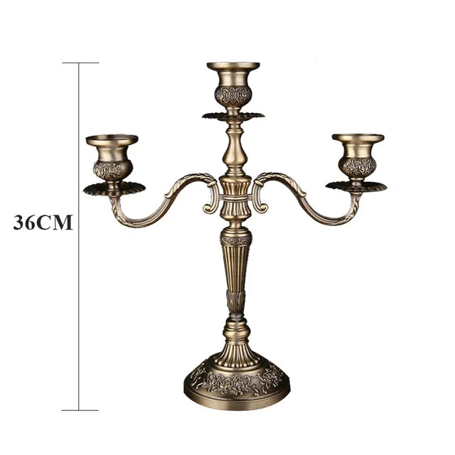Bronze Candelabra 5-arms/3 arms