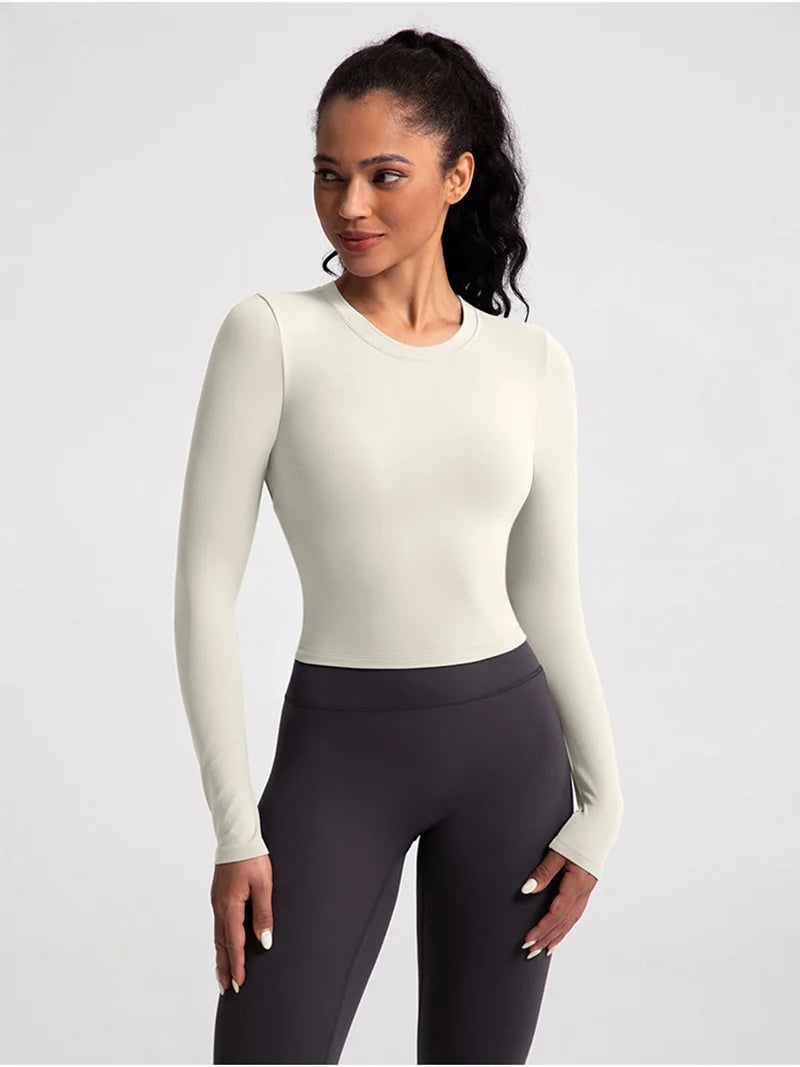 Breathable Backless Sports Crop