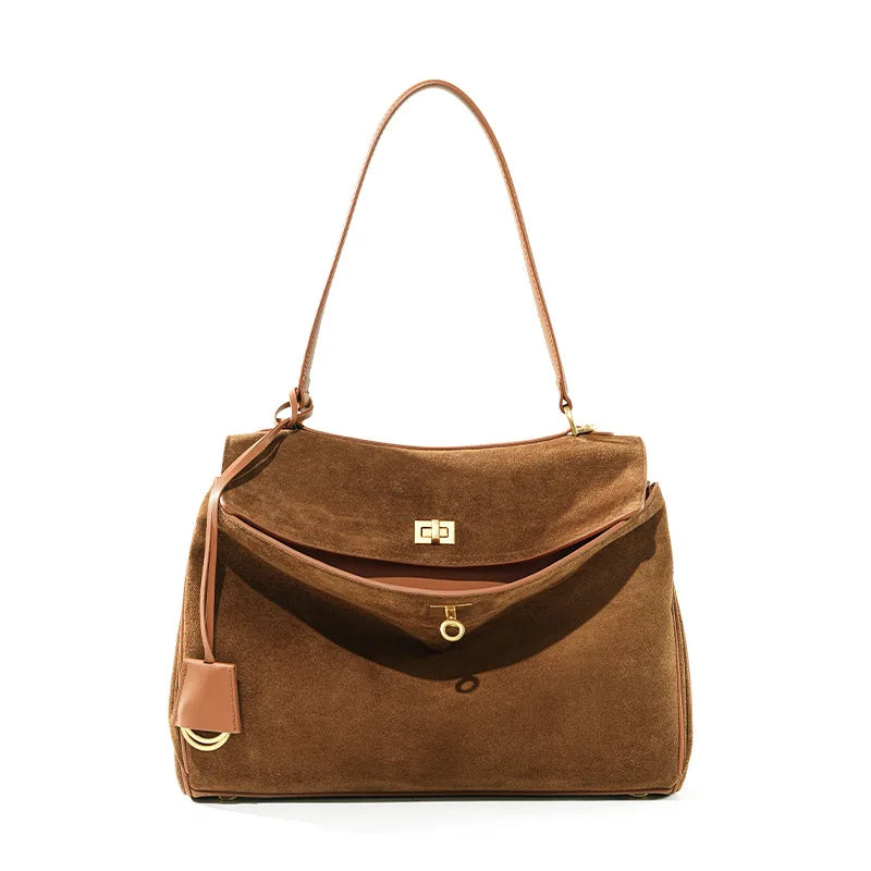 Suede genuine leather Bag