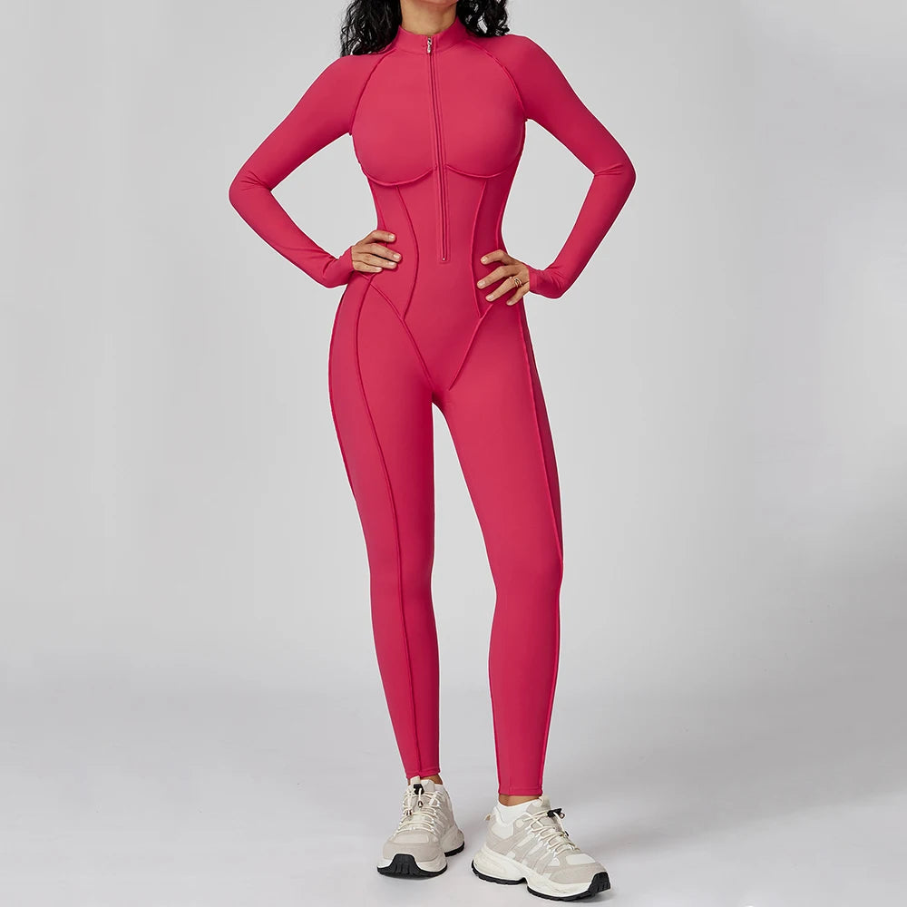Contrast Long Sleeve Bodysuit