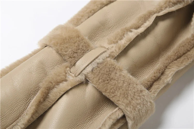 Furry Patchwork Crop Jacket