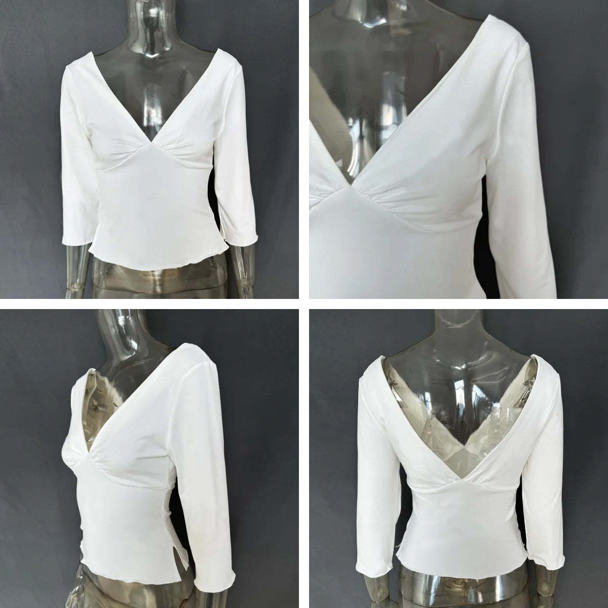 Deep V Quater Sleeve