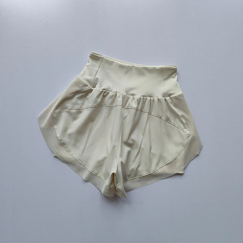 High-Waisted Sports Shorts