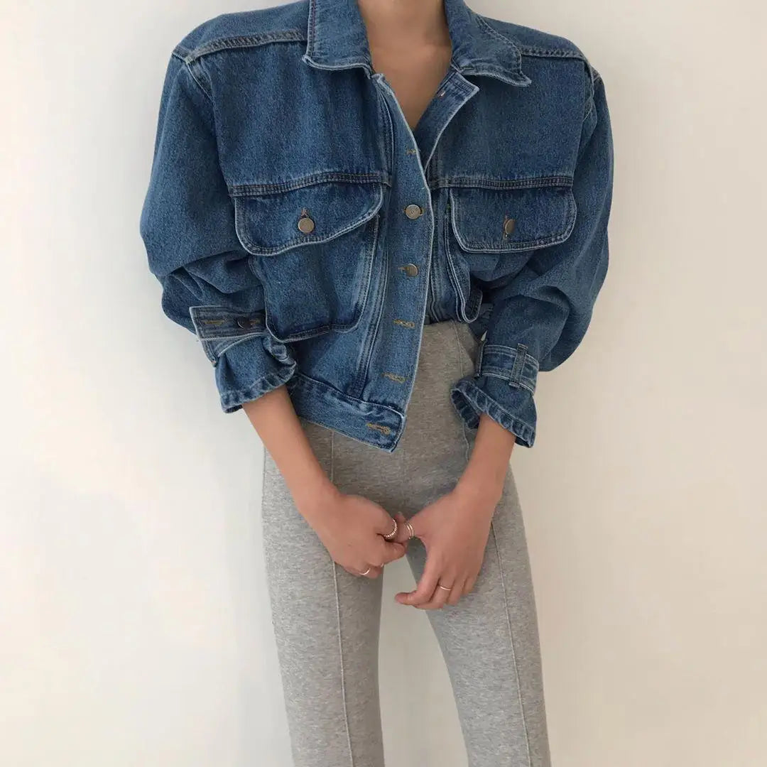 Cropped Denim Jacket