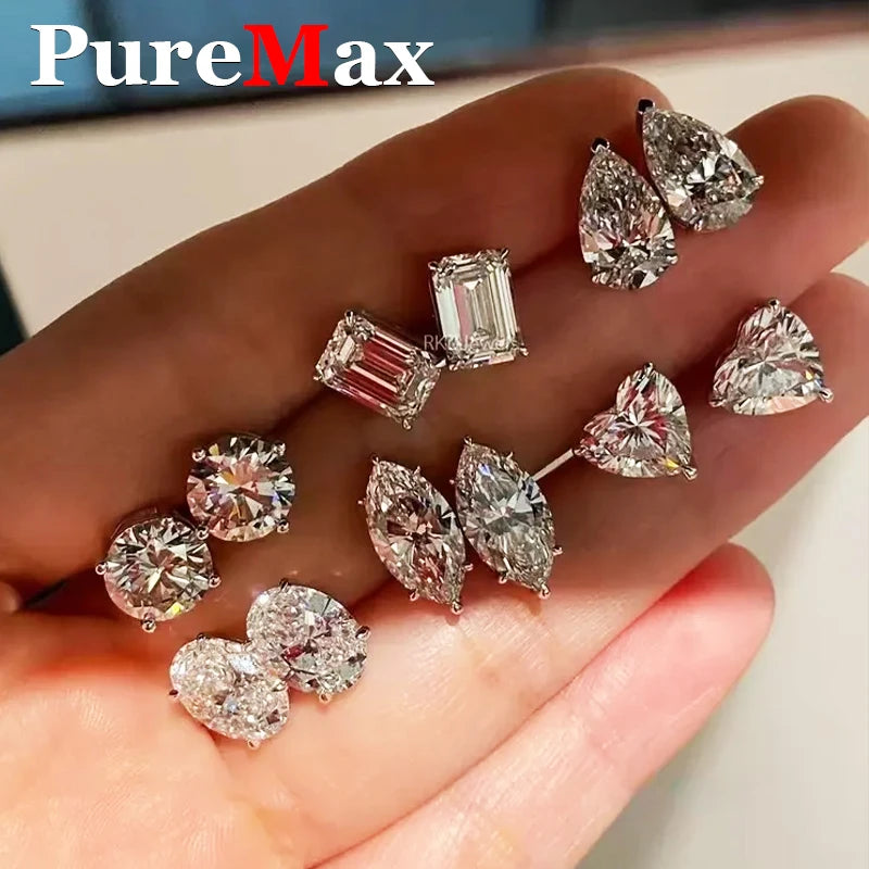 0.5-3 Carat Moissanite Studs