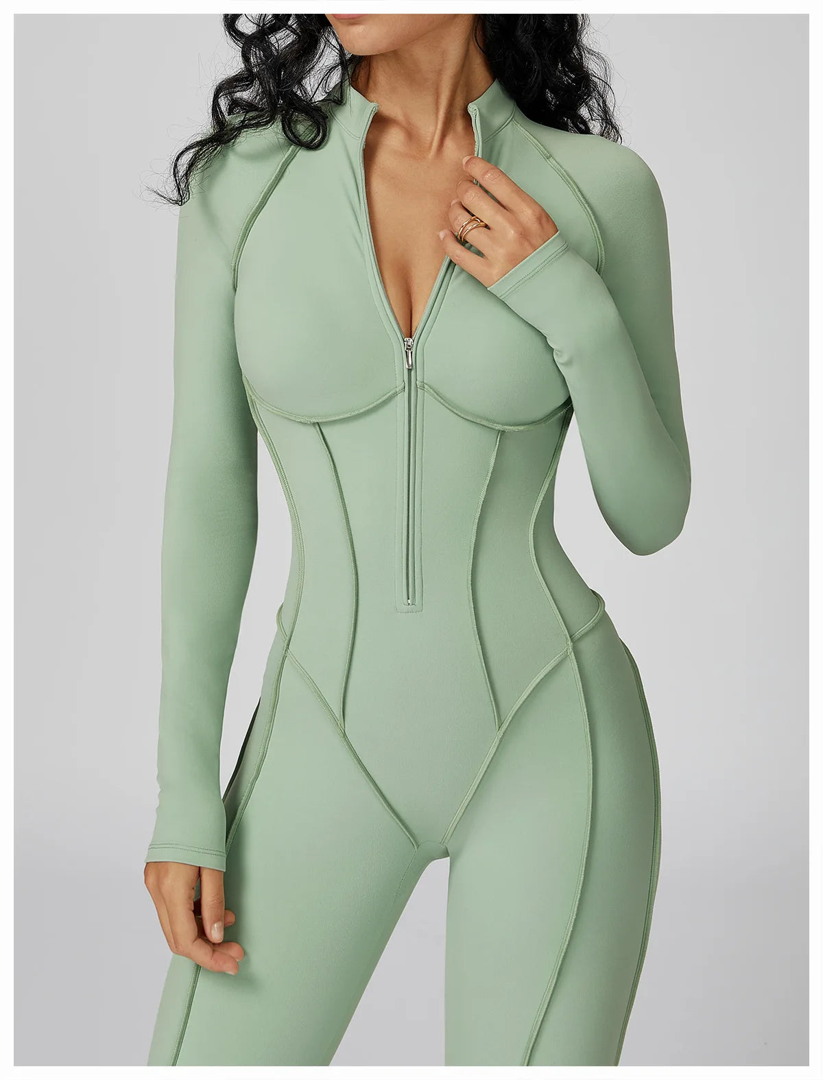Contrast Long Sleeve Bodysuit