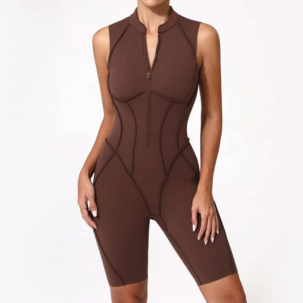 Backless Contrast Jumpsuit Long or Short options