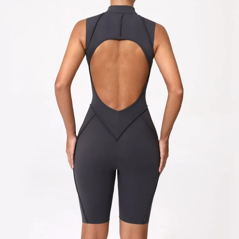 Backless Contrast Jumpsuit Long or Short options