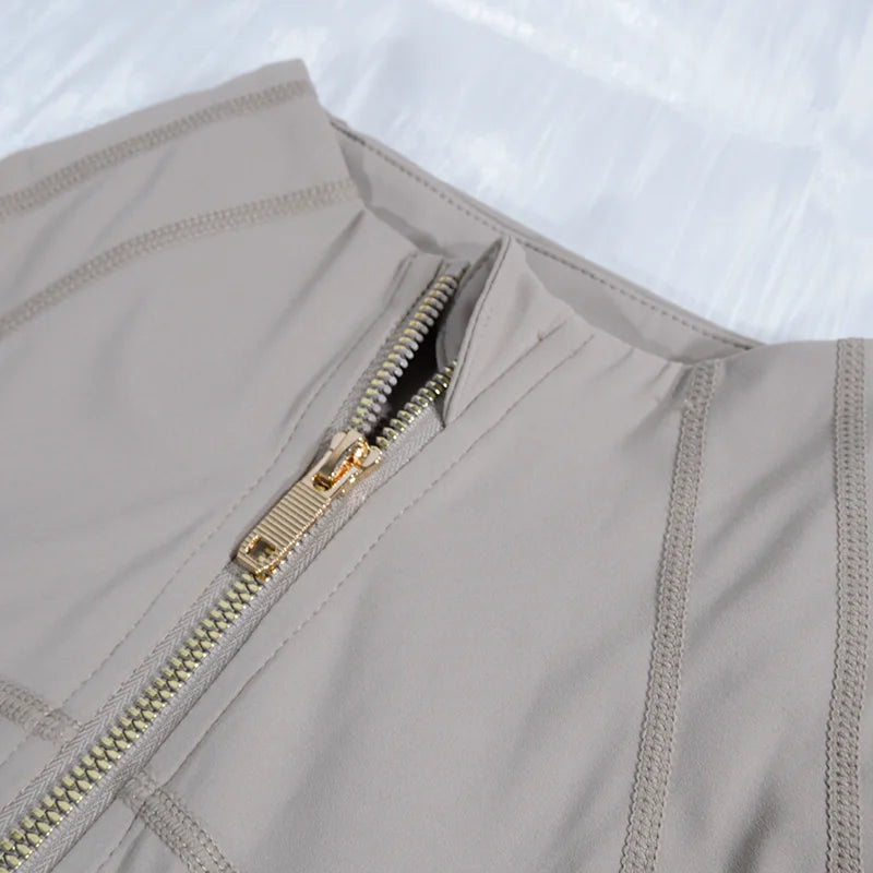 Casual Quick Dry Zip