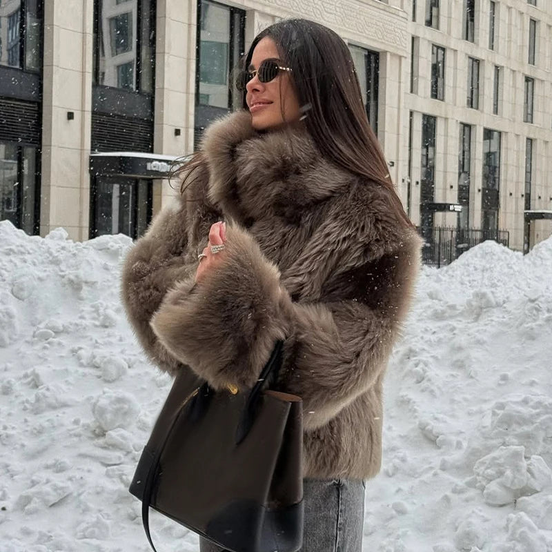 Faux Fur Coat