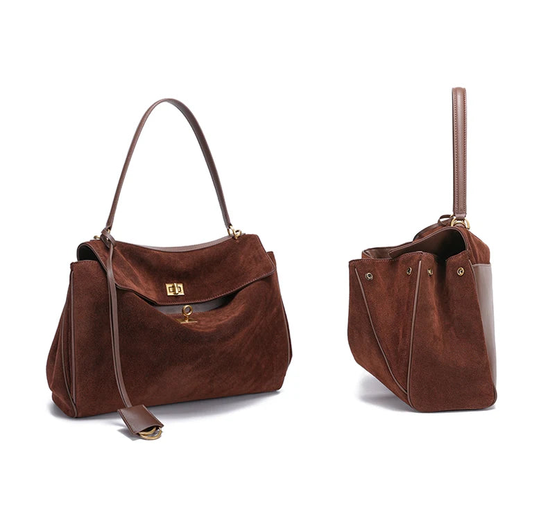 Suede genuine leather Bag