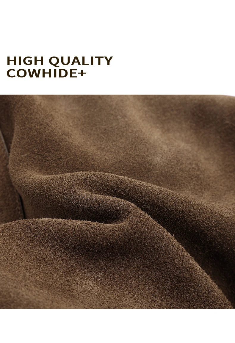 Suede genuine leather Bag