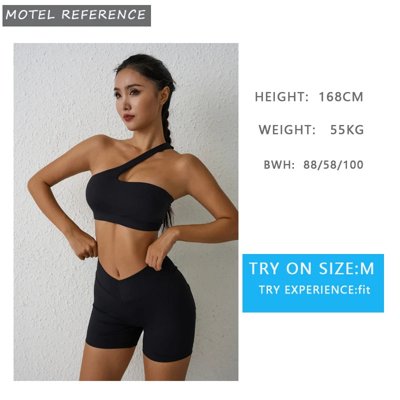 One-Shoulder Sports Bra