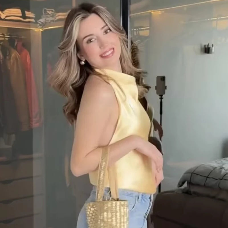 Satin Halter