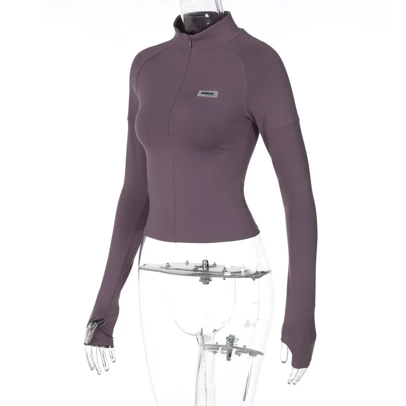 Y2K Zip Long Sleeve
