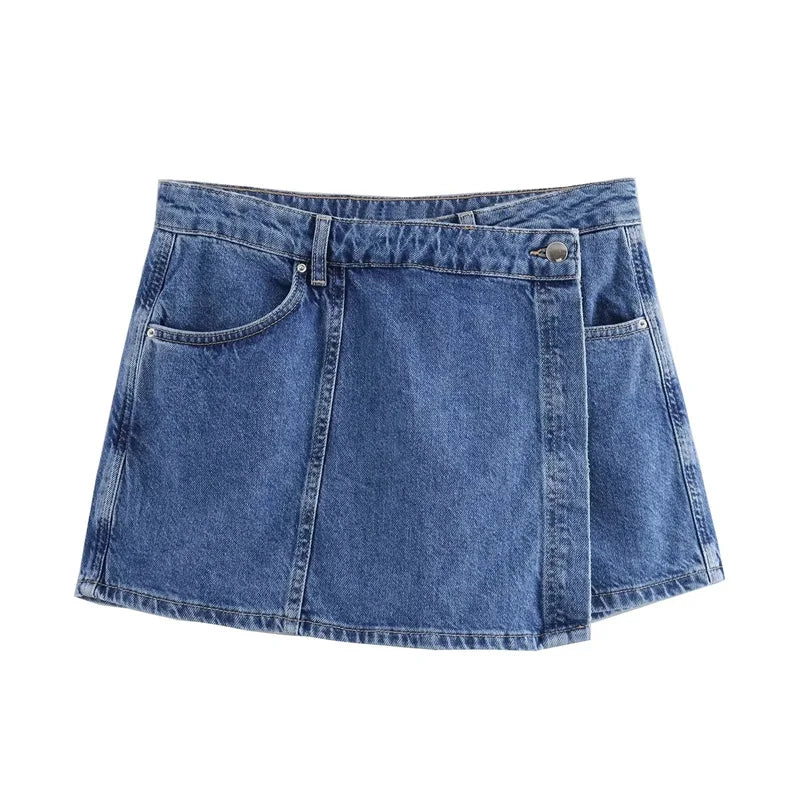 Denim Crop and Skort set