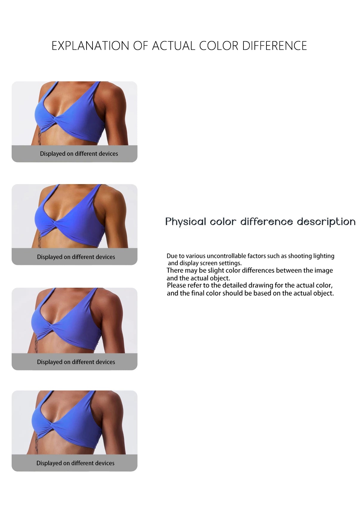 Front Twist Sports Bra