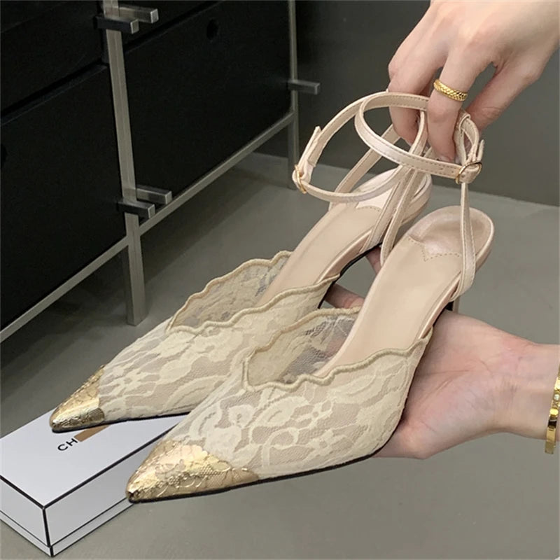Lace Pumps