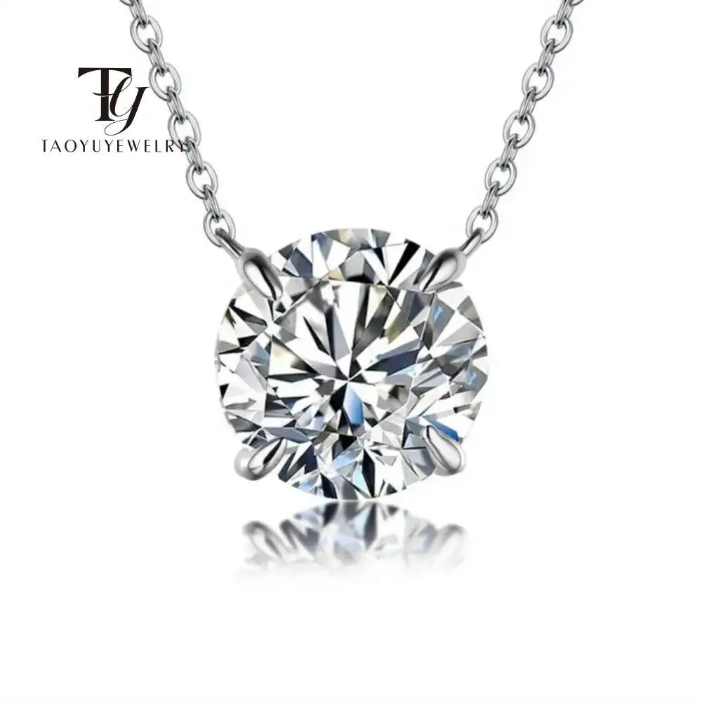 Moissanite Solitaire Pendant