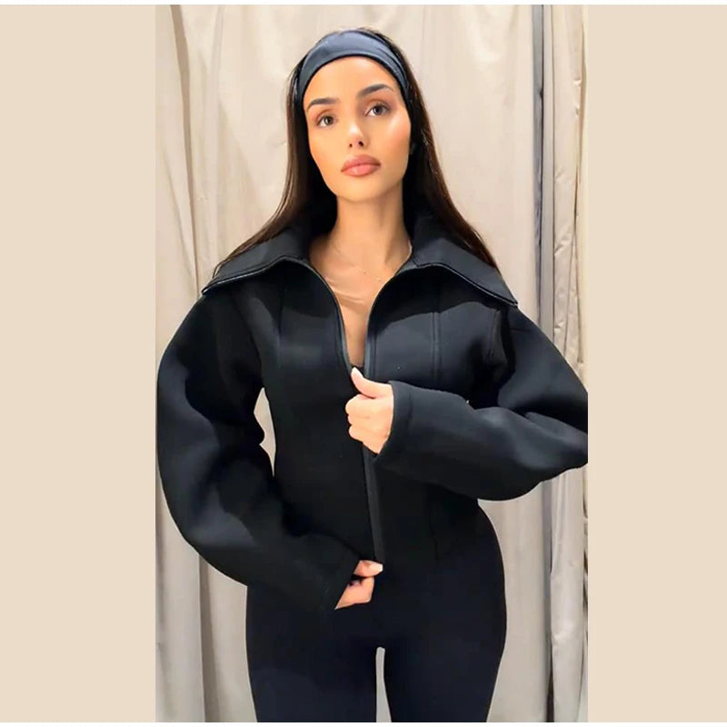 Wide Sleeve Fitted Jacket