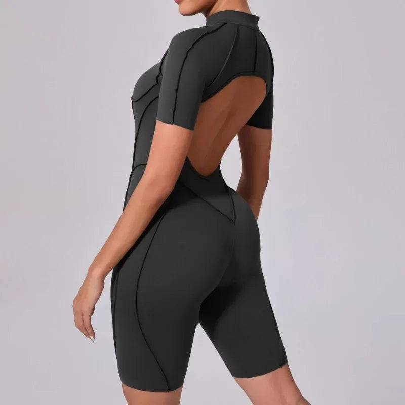 Backless Contrast Jumpsuit Long or Short options