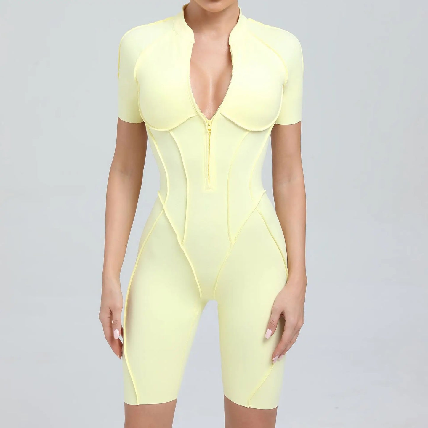 Backless Contrast Jumpsuit Long or Short options