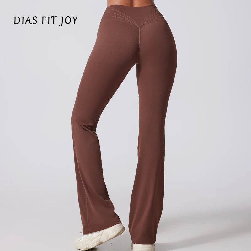 Hip Lifting Flared Leggings