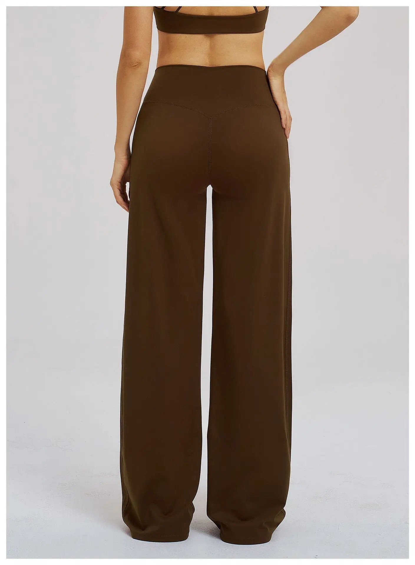 Wide Leg Crossed Waist Yoga Pants