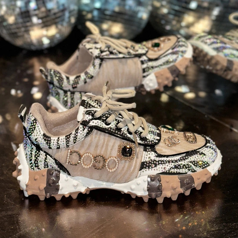Rhinestone Sneakers
