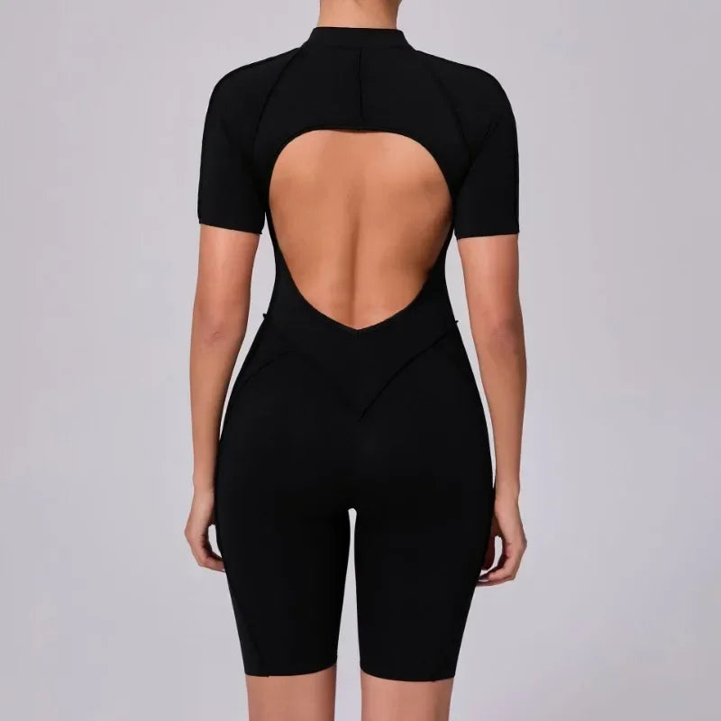 Backless Contrast Jumpsuit Long or Short options