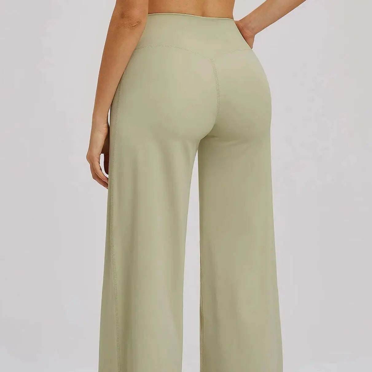 Wide Leg Crossed Waist Yoga Pants