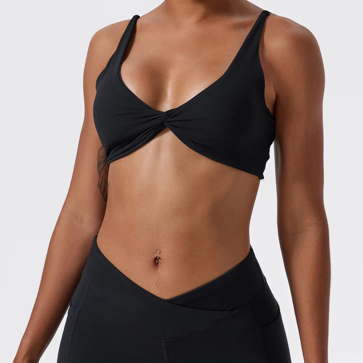 Front Twist Sports Bra