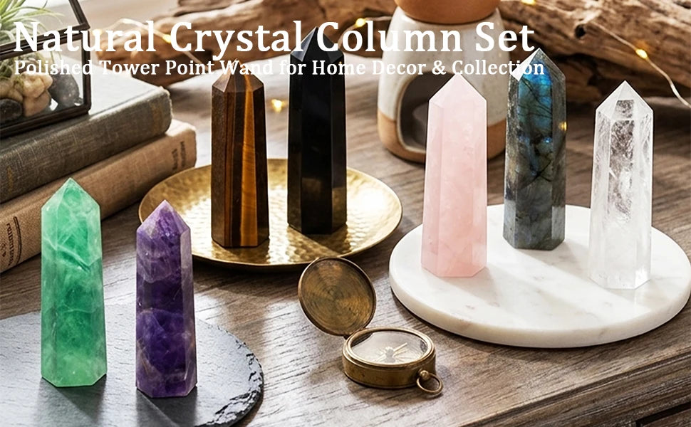 Natural Stone and Crystals Pyramids