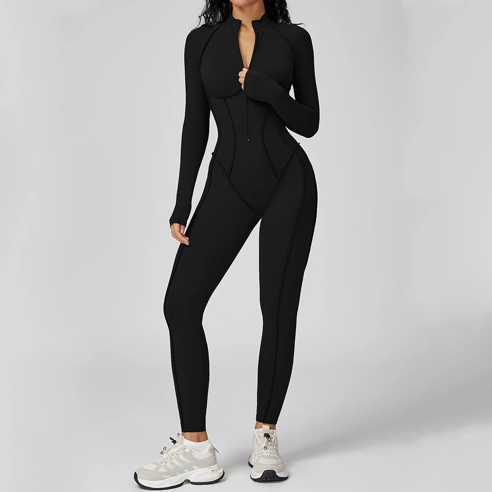 Contrast Long Sleeve Bodysuit