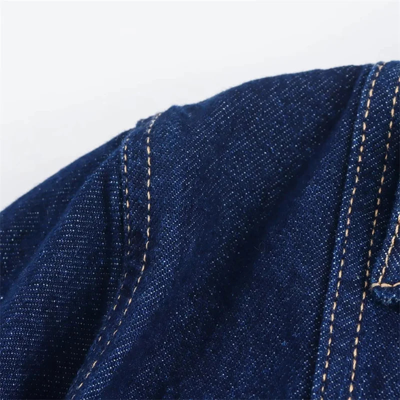 Denim Crop and Skort set