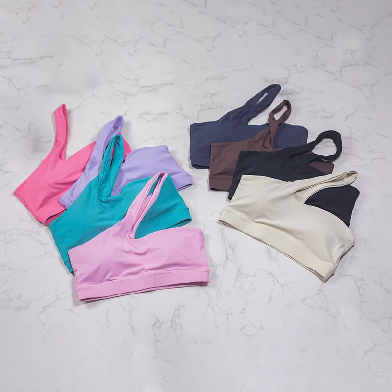 One-Shoulder Sports Bra
