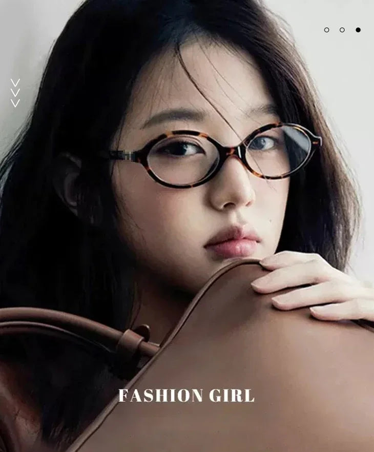 Retro Anti Blue Ray Photochromic Myopia Glasses