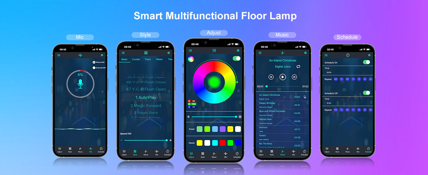 Smart Led Floor Lamp